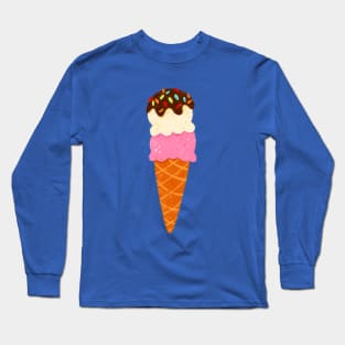 Ice Cream Cone Long Sleeve T-Shirt